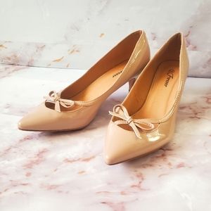 Patent Leather Kitten Heels